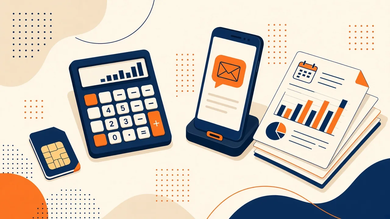 Featured illustration for Android App: How to estimate monthly operator cost