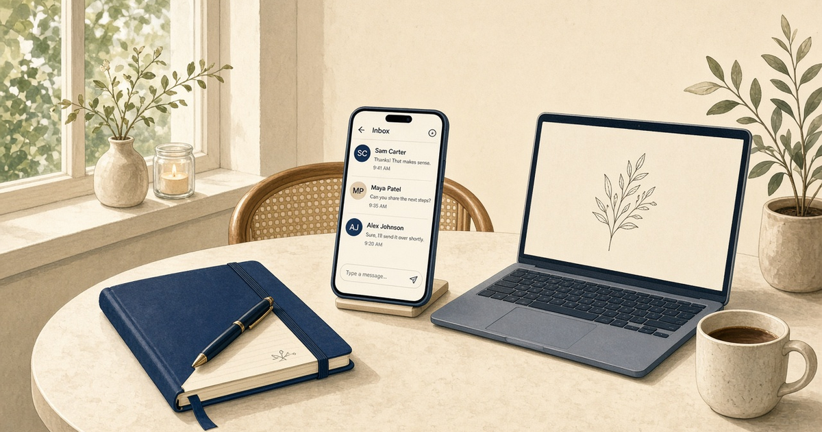 Featured illustration for Android SMS Gateway Scenario 1940: SaaS onboarding two-way inbox in practice