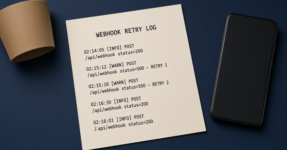 Featured illustration for Android SMS Gateway Scenario 421: Ecommerce webhooks in practice