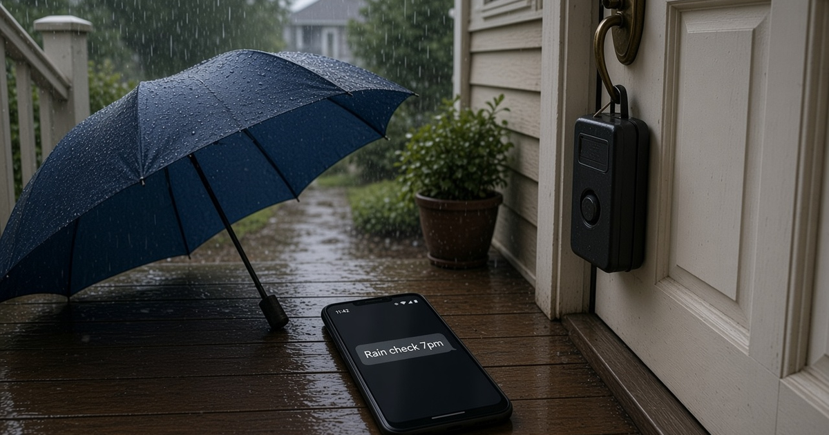 Featured illustration for Android SMS Gateway Scenario 78: Real-estate scheduled SMS in practice