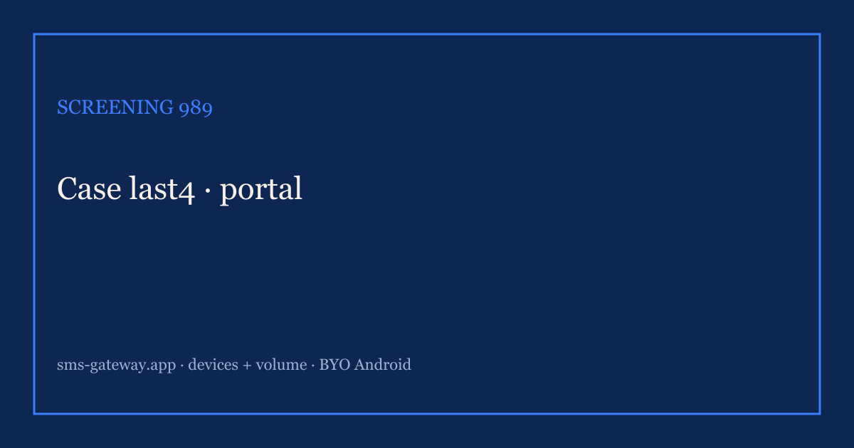Featured illustration for Android SMS Gateway Scenario 989: Fintech bulk CSV import in practice
