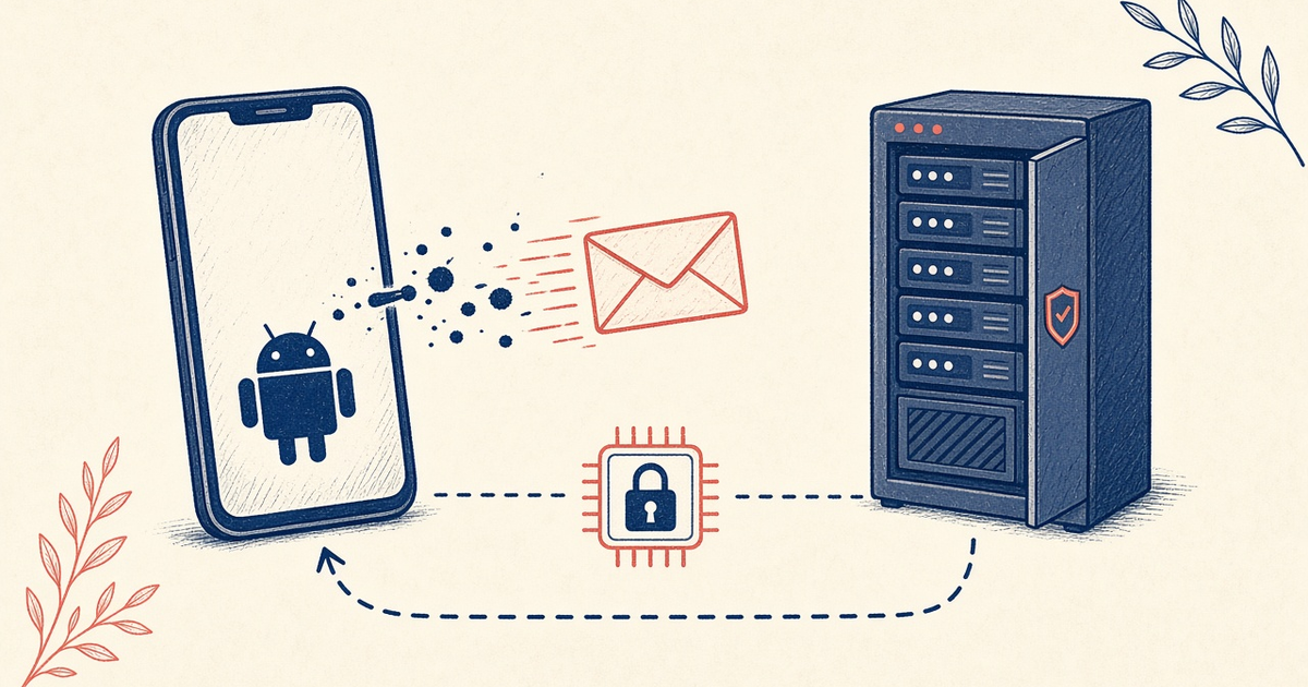 Featured illustration for Android SMS Gateway webhooks: Api usage