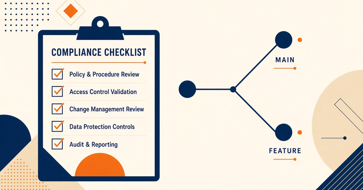Featured illustration for compliance Checklist for Open Source / GitHub