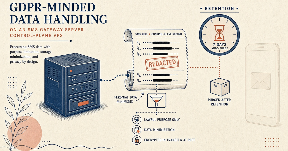 Featured illustration for Gateway Server: How to GDPR-minded data handling