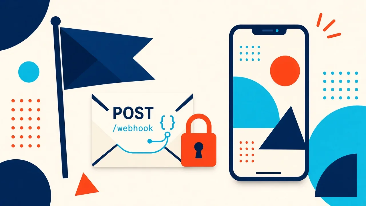 Featured illustration for Laravel: Receive Android SMS Gateway API Webhooks